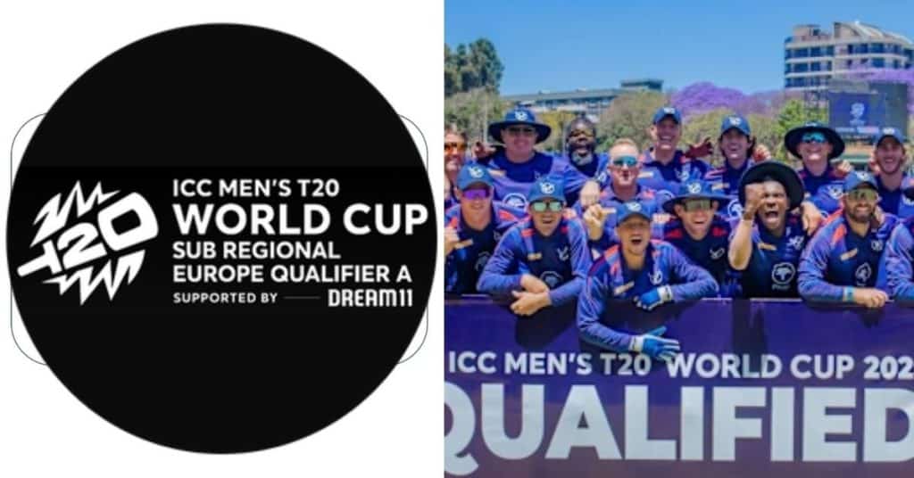 ICC Men's T20 World Cup Europe Sub-Regional Qualifier A 2026 Points Table.
