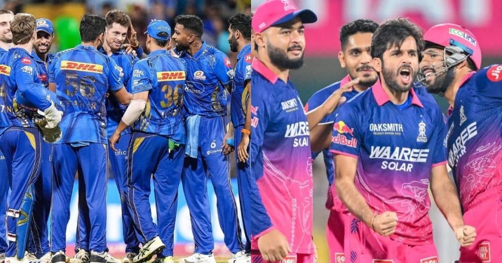 MI vs RR Playing 11 Today Match