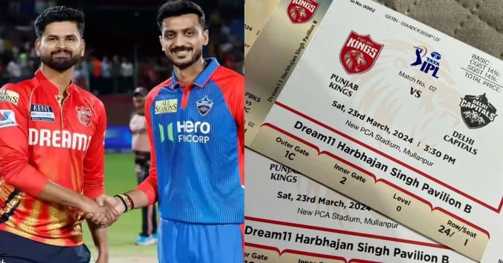 PBKS vs DC IPL 2026 Match 55 Tickets