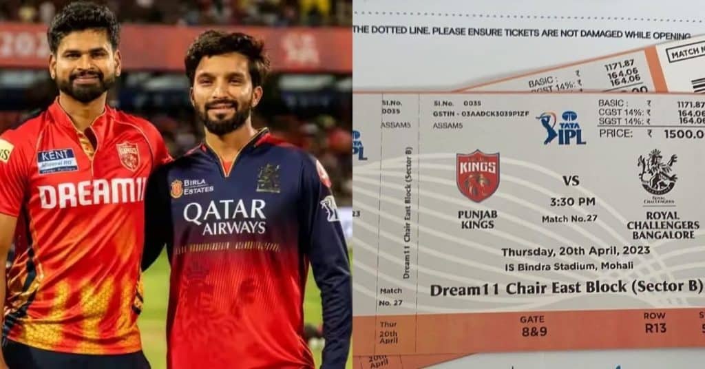 PBKS vs RCB IPL 2026 Match 61 Tickets
