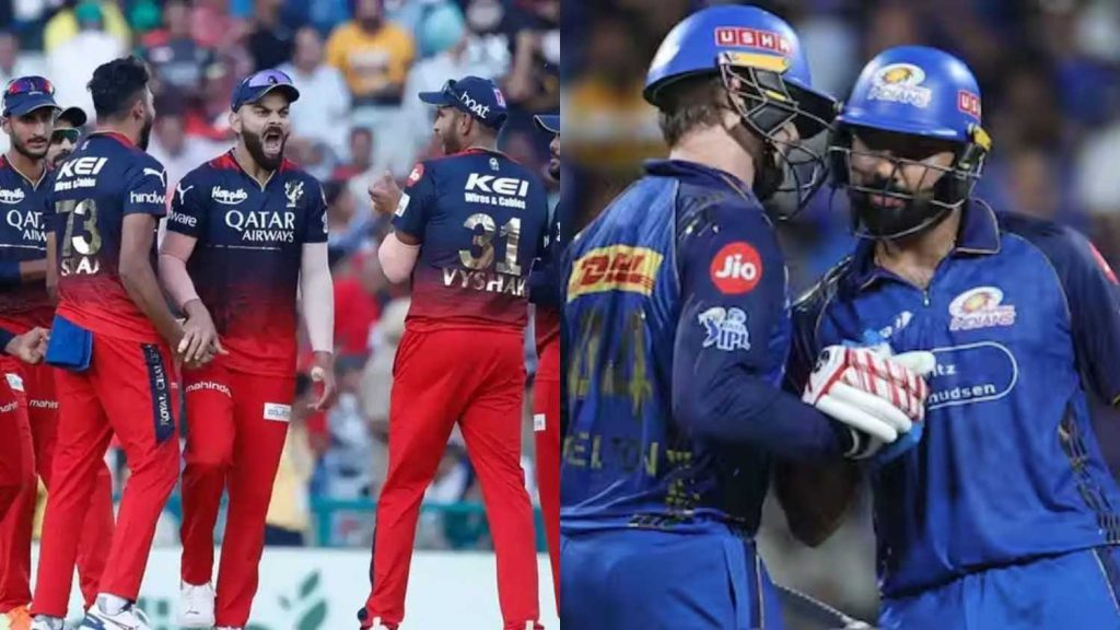 RCB vs MI Playing 11 Today Match