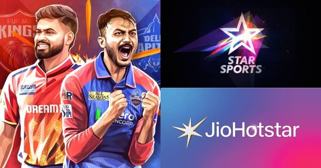 Where To Watch PBKS vs DC IPL 2026