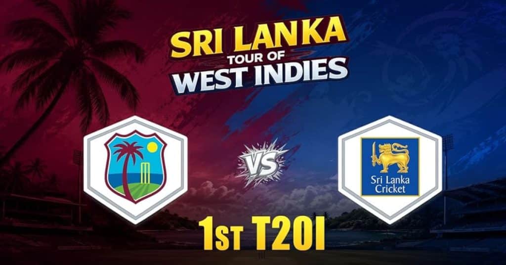 West Indies vs Sri Lanka 1st T20I Odds & Prediction