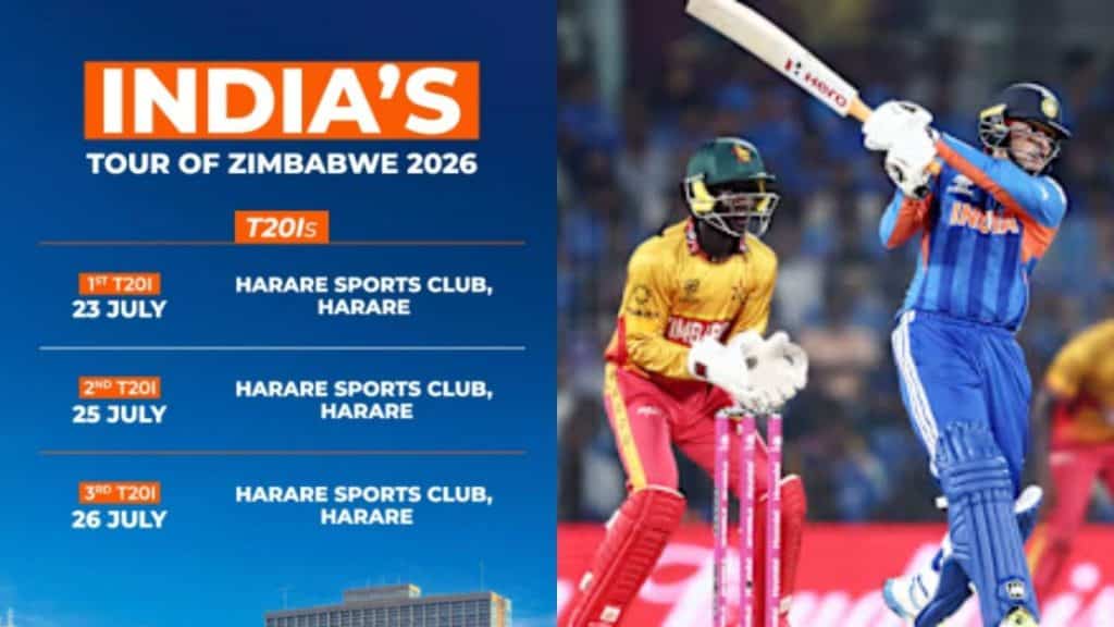 India Tour of Zimbabwe 2026 Schedule