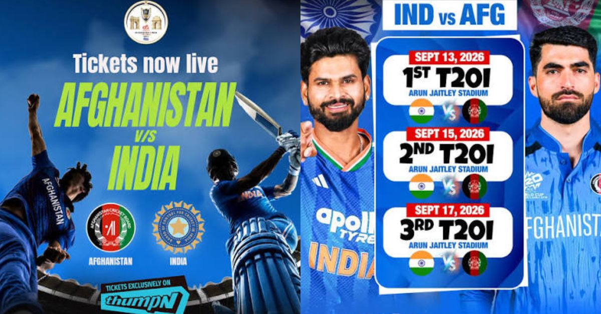 India vs Afghanistan T20I Series 2026 Tickets